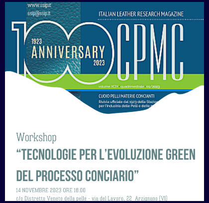 Il Workshop – Tecnologie per l’evoluzione green del processo conciario