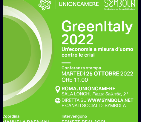 Sostenibilità: Presentato il Rapporto GreenItaly 2022