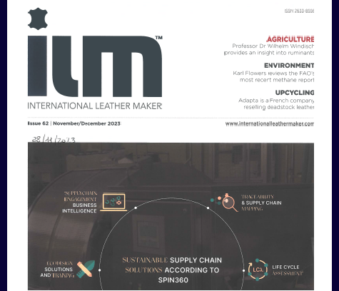 Soluzioni per una filiera sostenibile – Magazine “International Leather Maker”